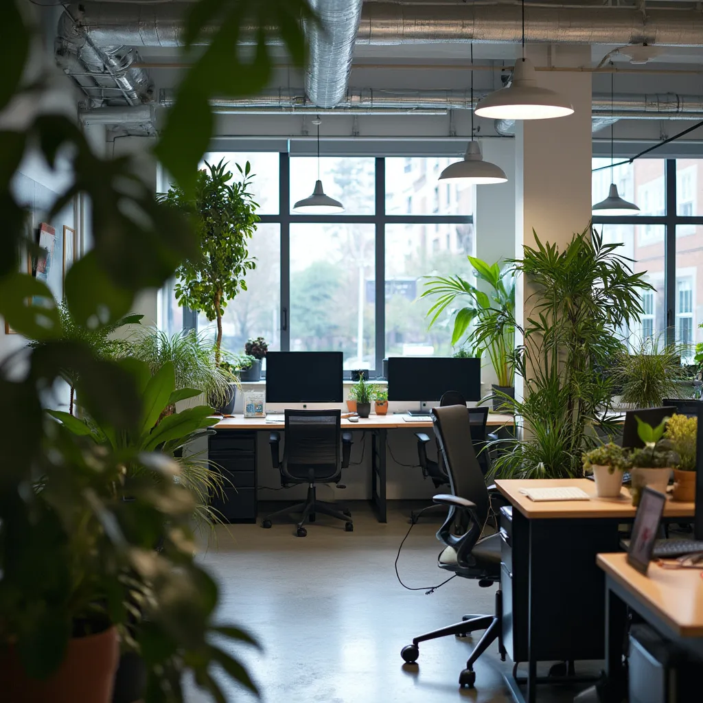 Bureau moderne et lumineux